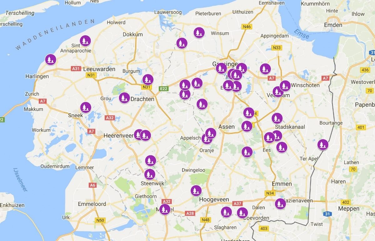 40 voedselbos-initiatieven in Noord-Nederland