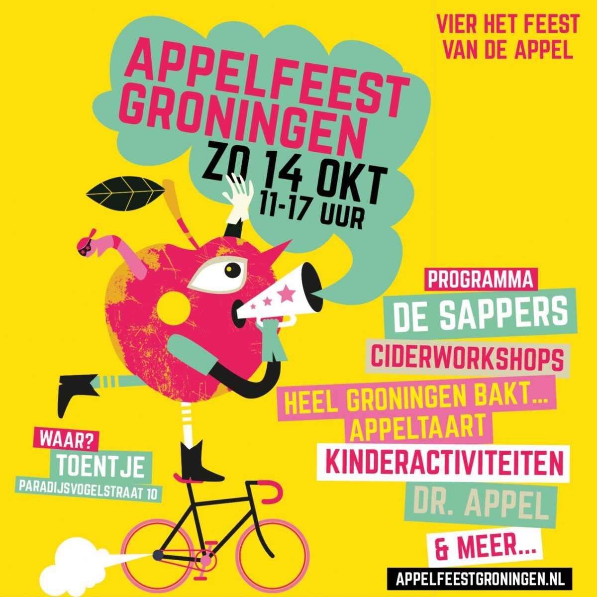 14 oktober: Appelfeest Groningen!