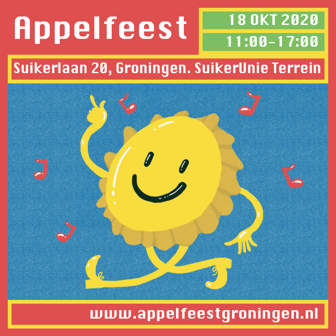 18 oktober: geen Appelfeest Groningen!