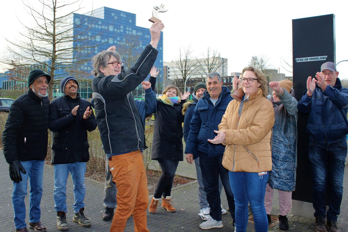 Handig in de Buurt wint de Opnijprijs en mag zich het meest circulaire burgerinitiatief van de provincie Groningen noemen
