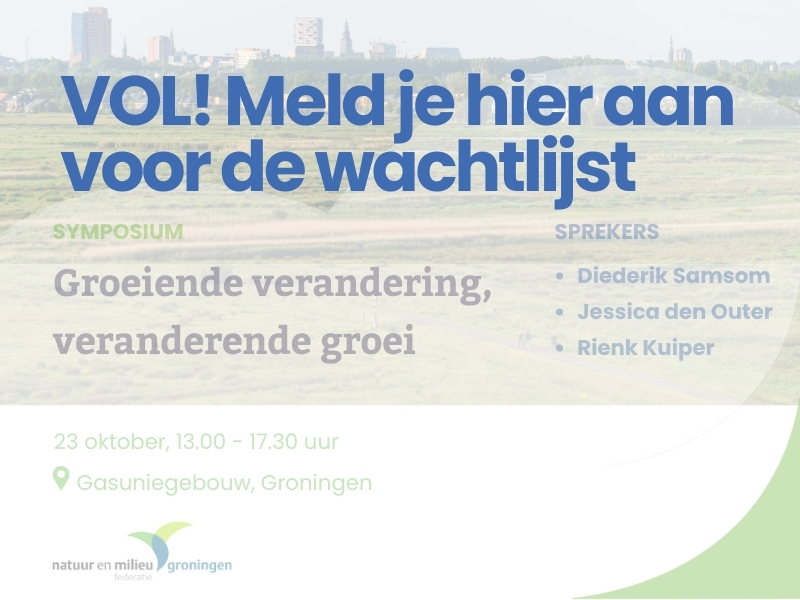 VOL: Symposium 'Groeiende verandering, veranderende groei'